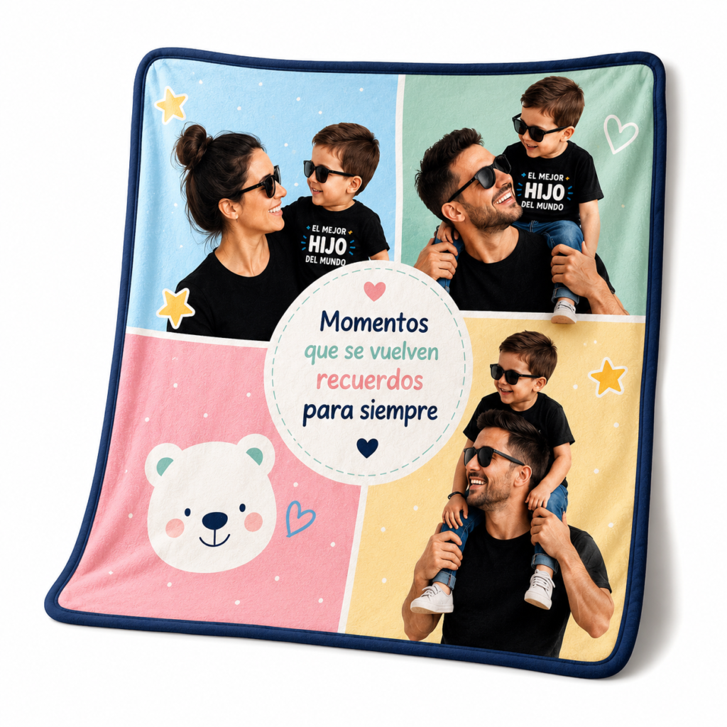 Cobija Personalizada Piel de Conejo