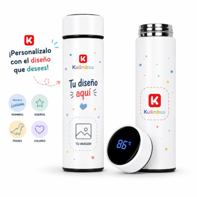 Termo Digital Personalizado con Pantalla de Temperatura